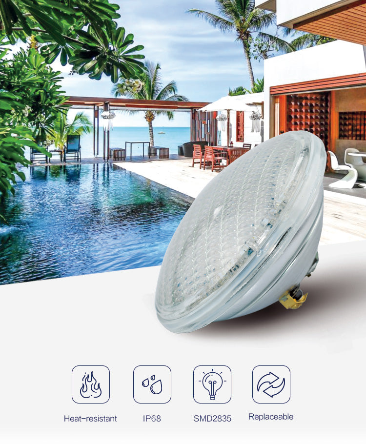 Pool headlights 18W 36W 54W par56 led 12Vac RGB focos led para piscinas warm white cold white