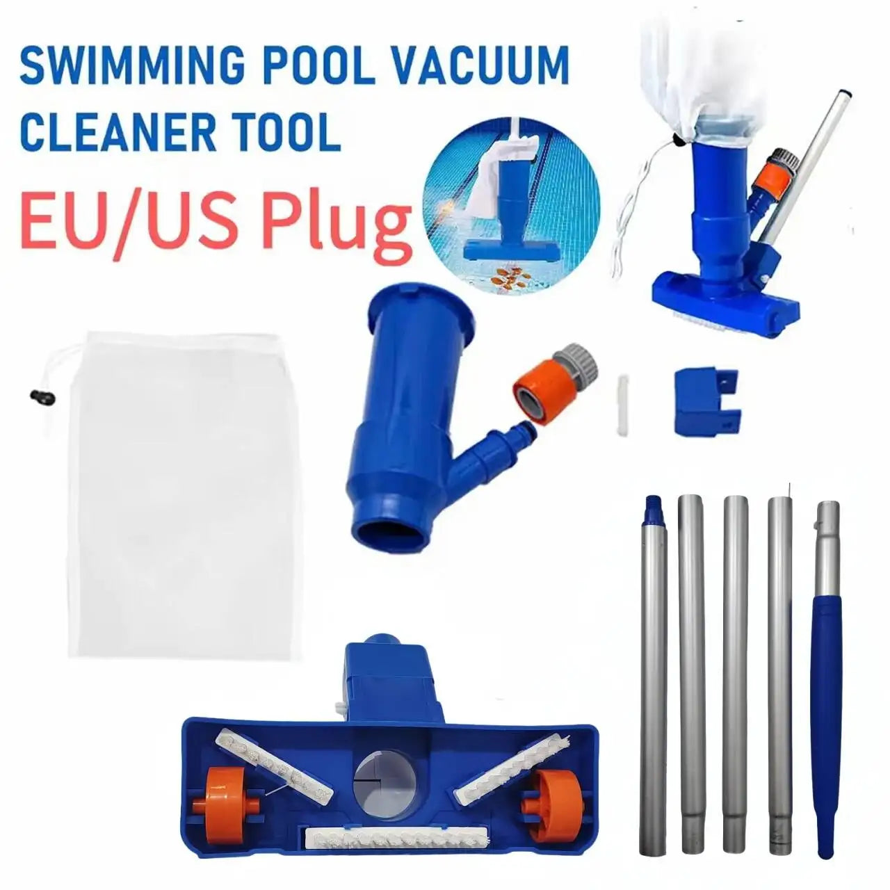 Pool Vacuum Fast Cleaning for Inground/Above Ground Pools, Hot Springs Pool Cleaning Accessories
