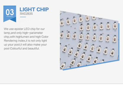 Pool headlights 18W 36W 54W par56 led 12Vac RGB focos led para piscinas warm white cold white