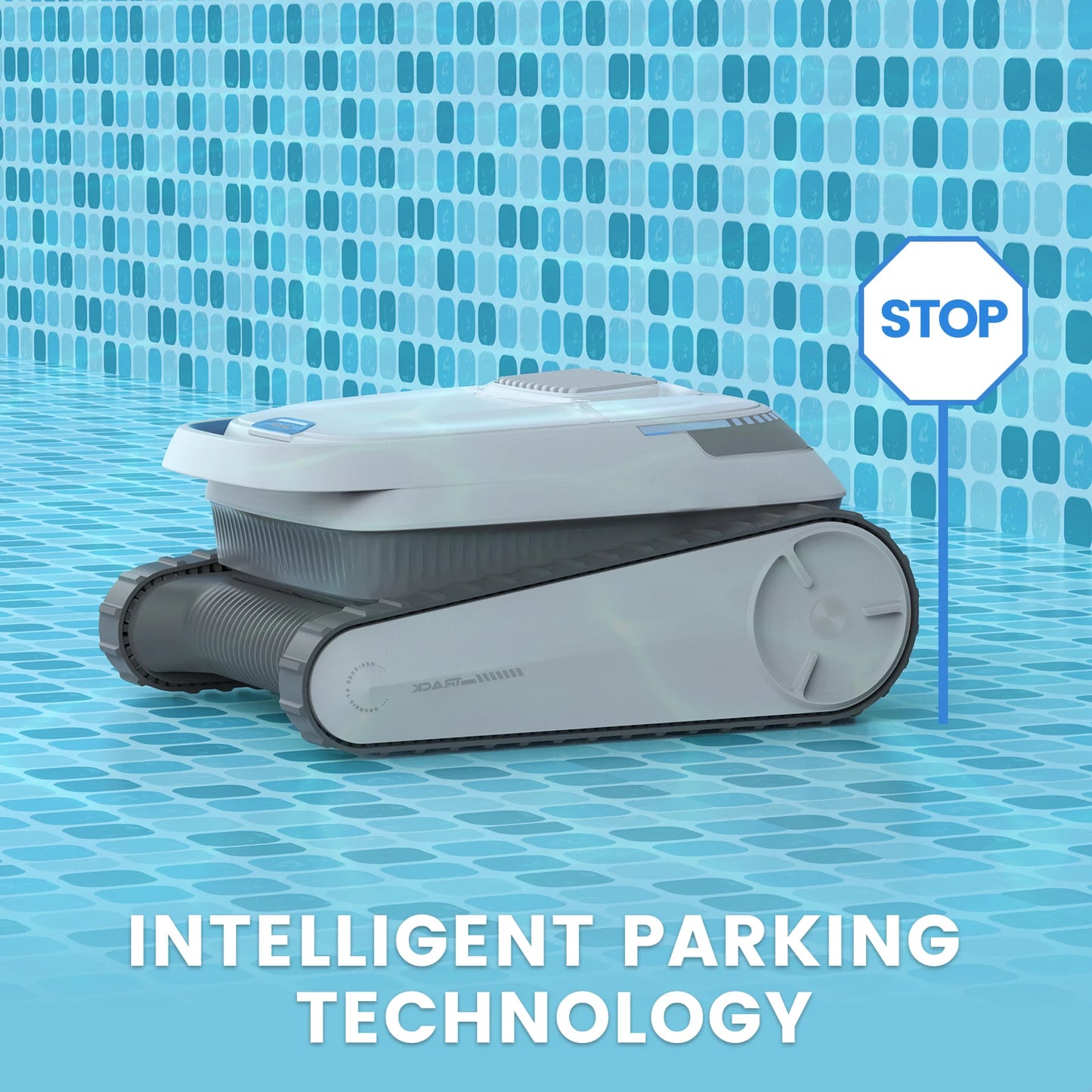 Wireless Pool Cleaner Wall Climbing Pool Vacuum Cleaner Battery Intelligent Navigation Pool Robot Floor and Wall Waterline