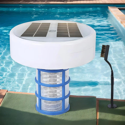 Solar Pool Ionizer Copper Pool Ionizer Floating Pool Ionizer Water Cleaner Water Purifier With Multi-Color LED Lights For Pool