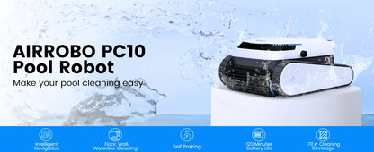 Wireless Pool Cleaner Wall Climbing Pool Vacuum Cleaner Battery Intelligent Navigation Pool Robot Floor and Wall Waterline