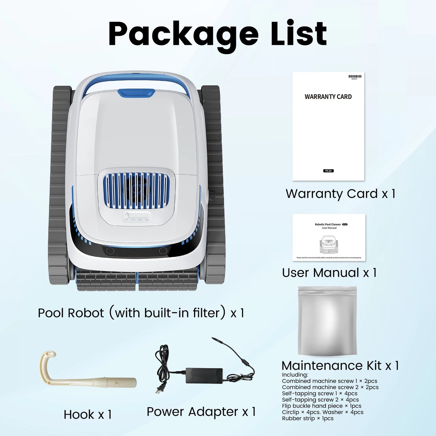 Wireless Pool Cleaner Wall Climbing Pool Vacuum Cleaner Battery Intelligent Navigation Pool Robot Floor and Wall Waterline