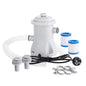 Pool Filter Pump 330 GPH Paddling Pool Electric Water Pump With 2 Pool Filter Cartridge Pool Pumps Above Ground Small Pool Filte