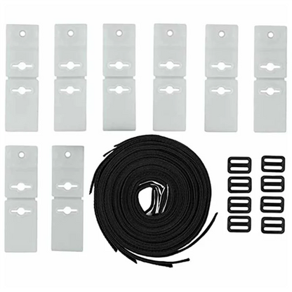 AA89-Pool Ruler Solar Cover Reel Attachment Kit Pool Cover Tightening Straps For Inground Swimming Pools
