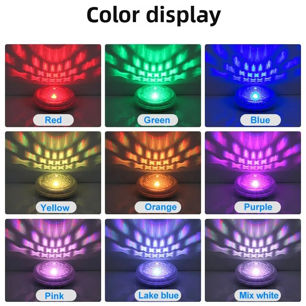 Solar Floating Pool Lights IP68 Waterproof Pood Light Remote Control 3 Dynamic Lighting Timing Mode for Pond Pool Decor Lighting