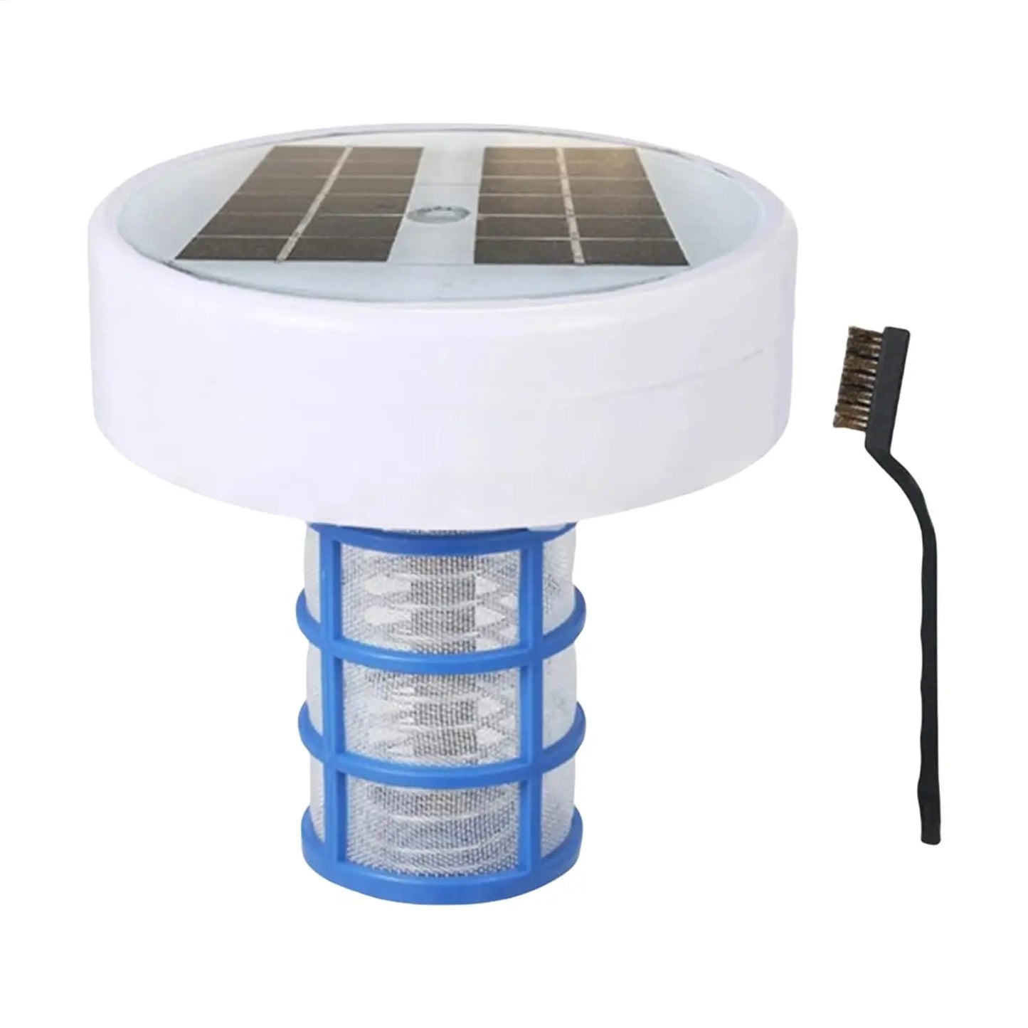 Solar Pool Ionizer Copper Pool Ionizer Floating Pool Ionizer Water Cleaner Water Purifier With Multi-Color LED Lights For Pool