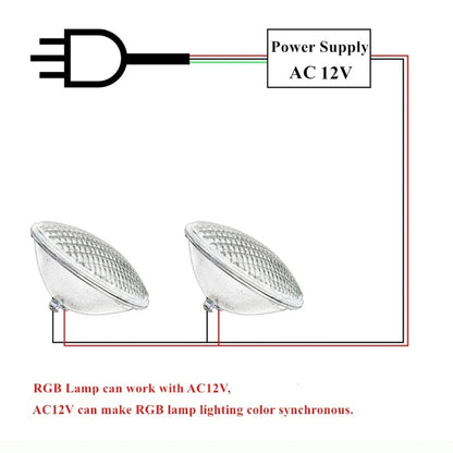 Pool headlights 18W 36W 54W par56 led 12Vac RGB focos led para piscinas warm white cold white