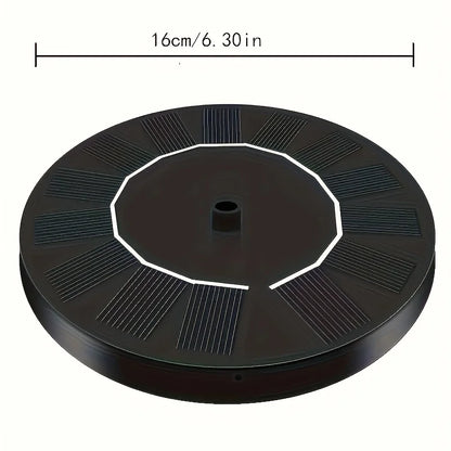 1pc Solar Fountain Outdoor Pool Solar Fountain Pump Essential In Summer Suitable For Ponds Swimming Pools Gardens