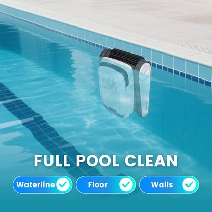 Wireless Pool Cleaner Wall Climbing Pool Vacuum Cleaner Battery Intelligent Navigation Pool Robot Floor and Wall Waterline