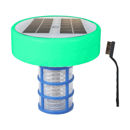 Solar Pool Ionizer Copper Pool Ionizer Floating Pool Ionizer Water Cleaner Water Purifier With Multi-Color LED Lights For Pool