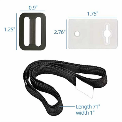 AA89-Pool Ruler Solar Cover Reel Attachment Kit Pool Cover Tightening Straps For Inground Swimming Pools