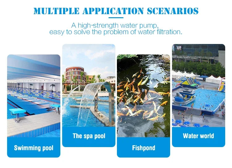Swimming Pool PumpProfessional Wholesale Commercial Electric 800W Swimming Pool Pump
